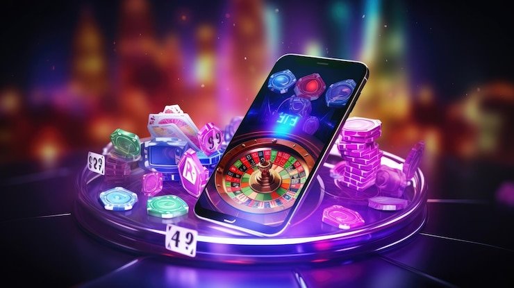 Navigasi ulasan mamabet dengan tema neon